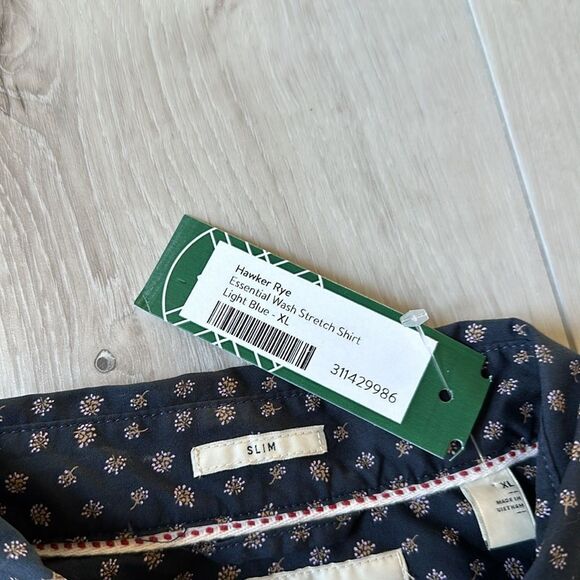 HAWKER RYE
Essential Wash Stretch Shirt Blue XL Stitch Fix Nwt - Picture 7 of 7